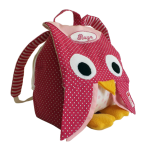 Kinderrucksack Eule (Pink) Mit Name