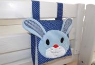 Pyjamatasche, Bett-Utensilo Hase 