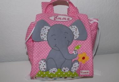 Kinderrucksack Elefant (rosa) 