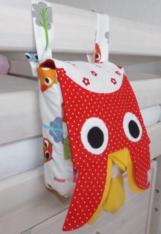 Pyjamatasche, Bett-Utensilo Eule 