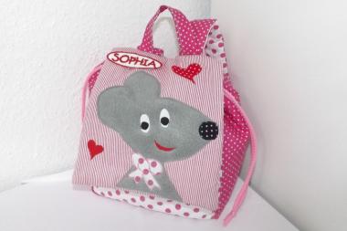 Rucksack Maus pink 