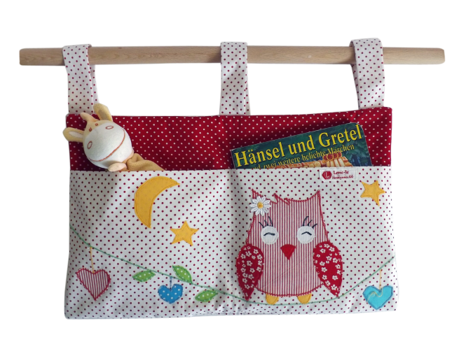 Bettasche-Eule mit Stern 