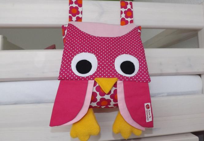 Pyjamatasche, Bett-Utensilo Eule 