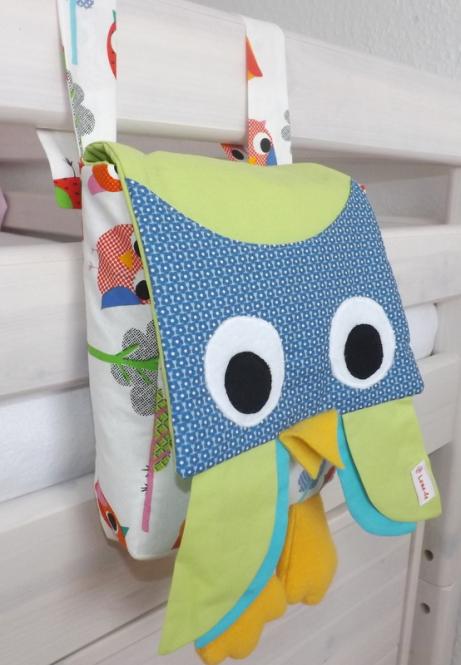 Pyjamatasche, Bett-Utensilo Eule 