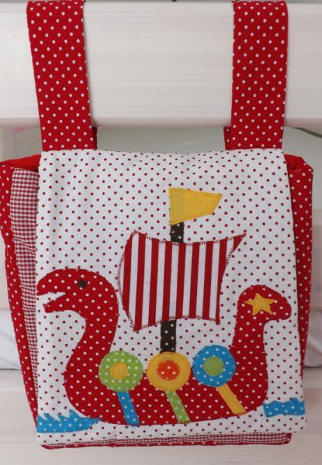 Pyjamatasche, Bett-Utensilo Wikinger 